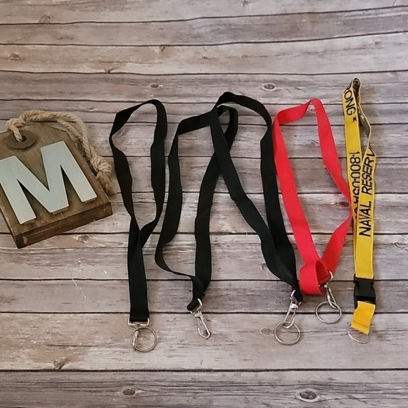 Multi color lanyards-Set of 5 - Picture 1 of 2